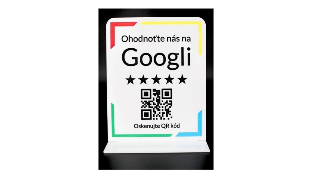 Stojan na Google recenzie
